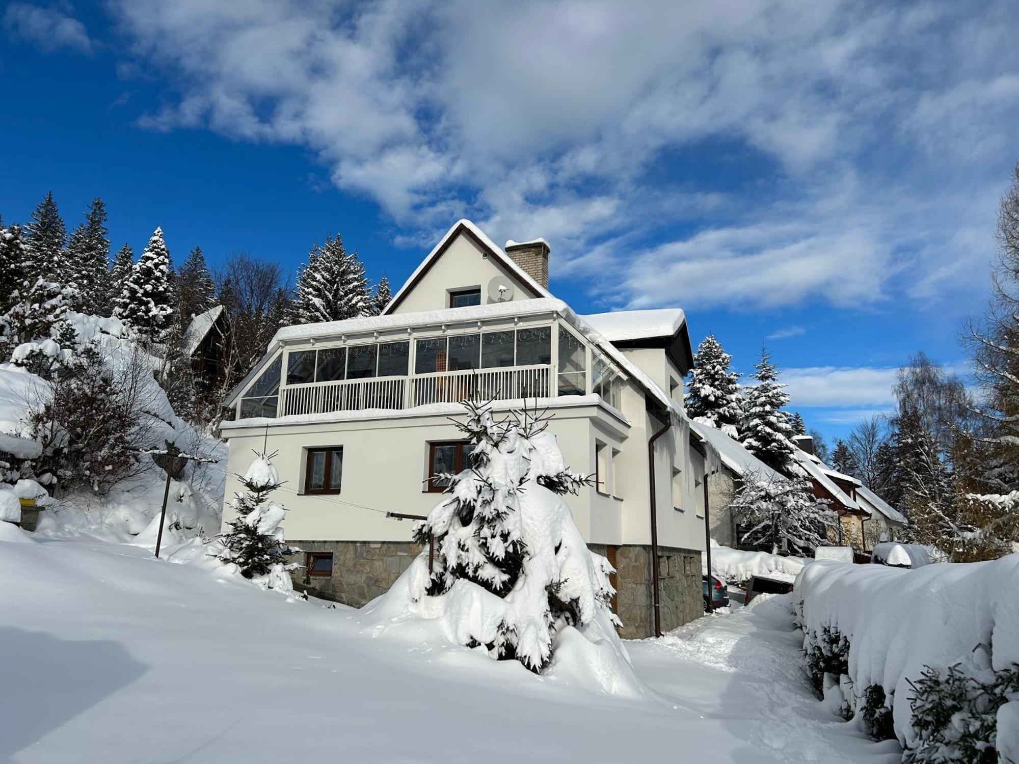 Apartmany U Vleku - Podkrovni Apartman Karlova Studánka Dış mekan fotoğraf